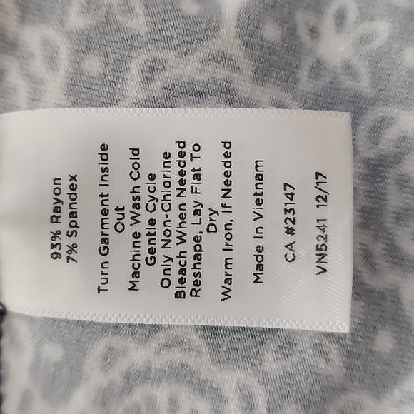 TALBOTS Maxi Striped Dress - Black & White Size Large Petite - Picture 6 of 6